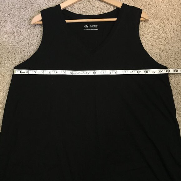 D/C Jeans Modern Black Jersey Sleevele Girlfriend Shirt - Picture 10 of 12